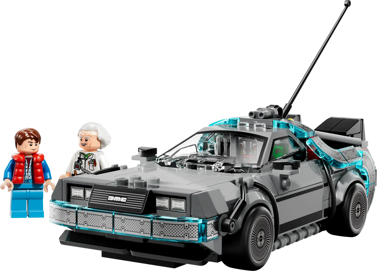 Set LEGO Speed Champions Máquina del Tiempo de Regreso al Futuro, el DeLorean (77256), referencia para elegir qué coche Speed Champions regalar.