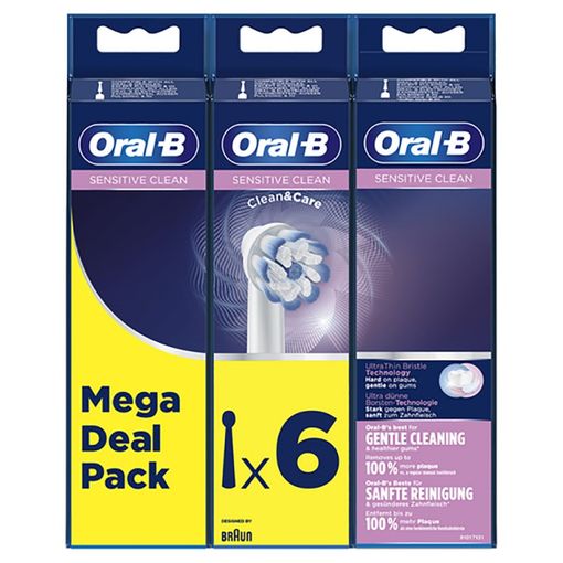 Braun Oral B Recambio Dental Pack 6 Sensitive (EB60-6)