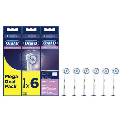 Braun Oral B Recambio Dental Pack 6 Sensitive (EB60-6)