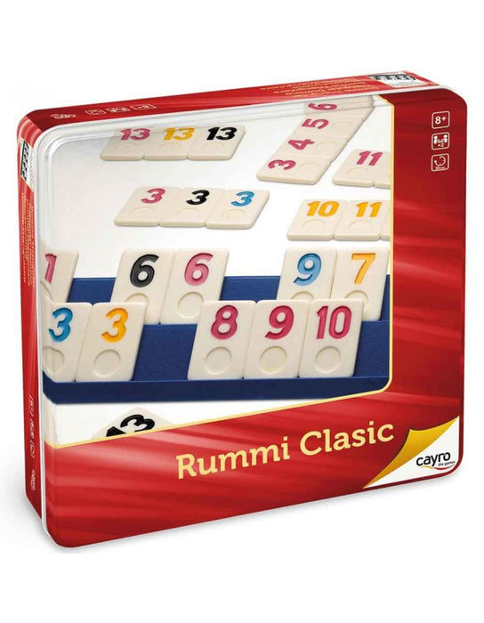 Cayro Rummi Classic 4 jugadores caja de metal (753)