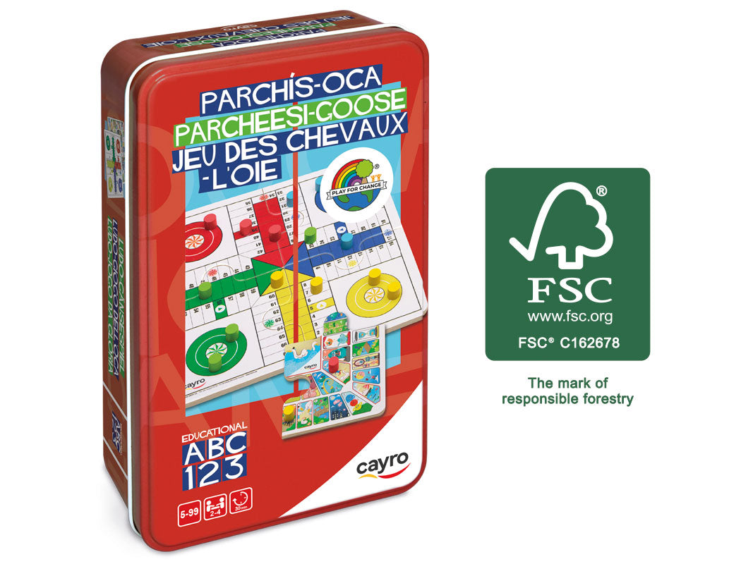 Parchís Oca Caja de Metal Cayro