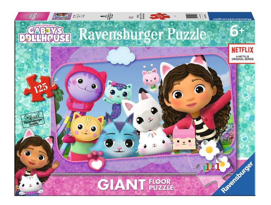 Ravensburger Puzzle 125 Giant Floor Puzzle Gabby's Dollhouse (05728)