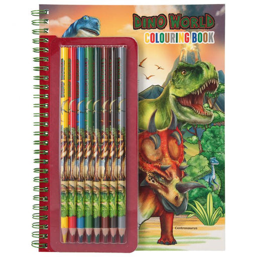 Depesche Dino World Libro de colorear con lápices de colores (0011385)