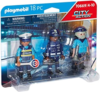 PLAYMOBIL Set Figuras Policía (70669)