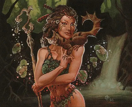 Ilustración de Argothian Enchantress, de Daren Bader