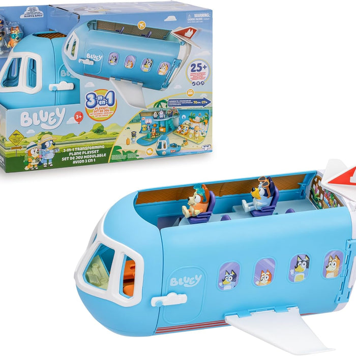 Juguete Bluey Avión 3 en 1, regalo para Reyes Magos