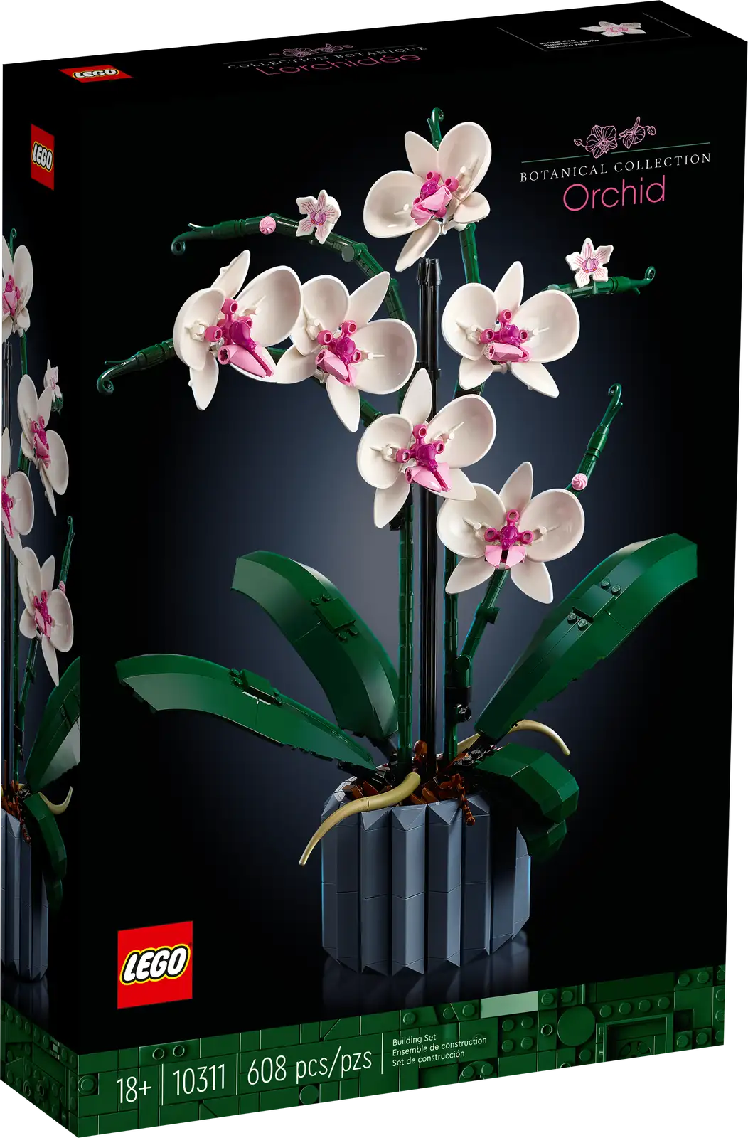 Set LEGO Orquídeas (10311) de la Botanical Collection, referencia de la guía para elegir qué LEGO Botanical comprar en Híper Ocio