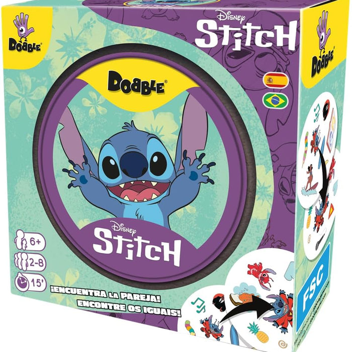 Juego Dobble Disney Stitch de Asmodee