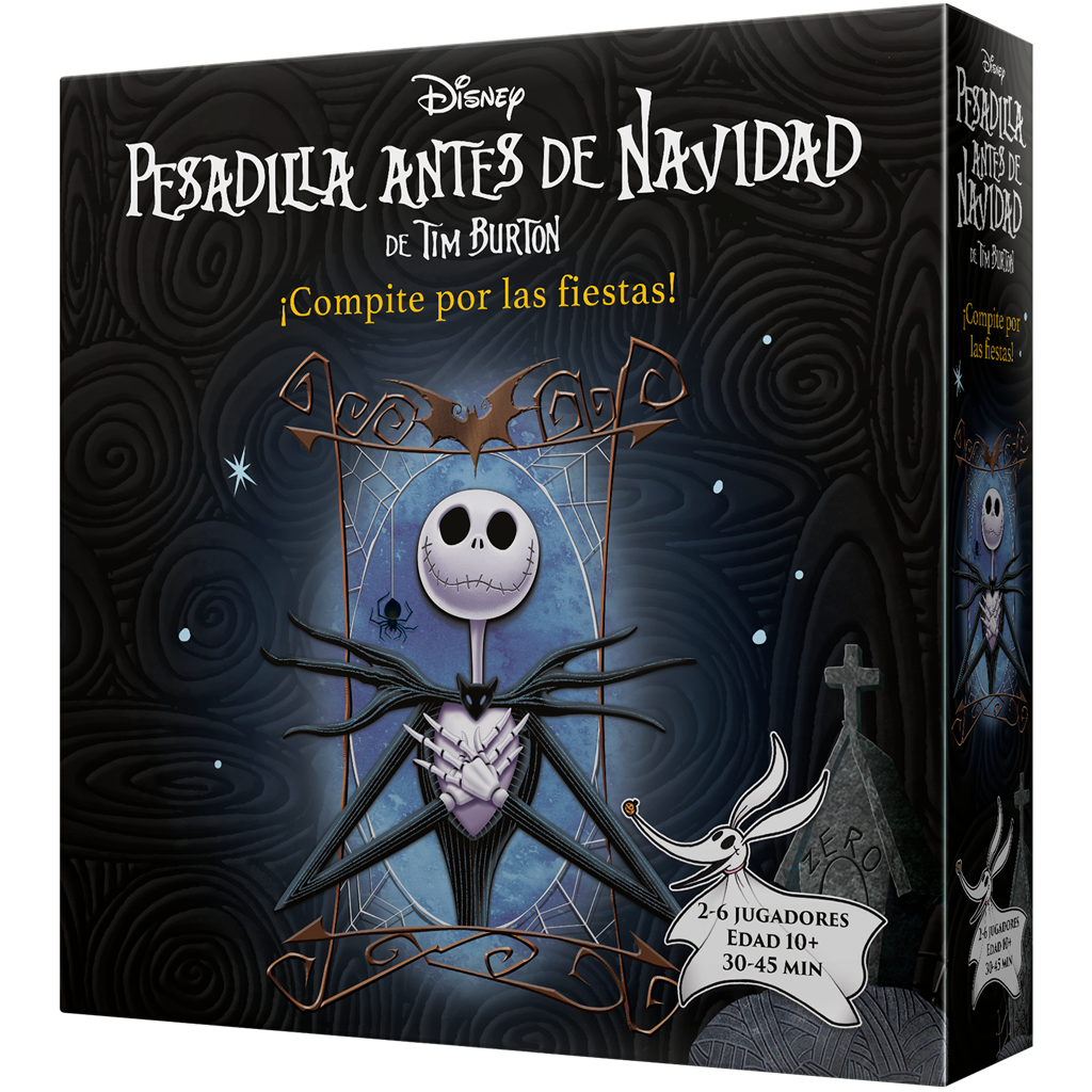Juego de mesa La Pesadilla antes de Navidad de Tim Burton (Asmodee), una recomendación para la velada de juegos de Halloween en casa