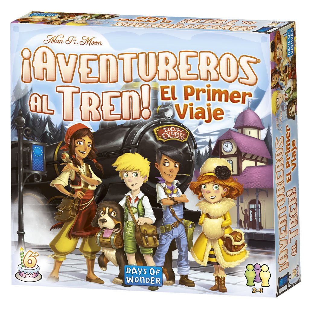 Juego de mesa Aventureros al Tren: El Primer Viaje de Asmodee