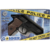 Gonher Pistola Policía 39/6 negra de 8 tiros - caja del producto