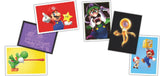 Muestra de cromos de la colección Panini Super Mario It's-a Me, Mario!: troquelados, iridiscentes y espejados