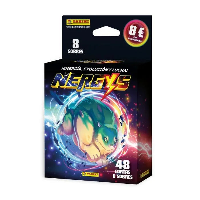 Panini Blíster con 8 sobres Nergys (004792KBE8)