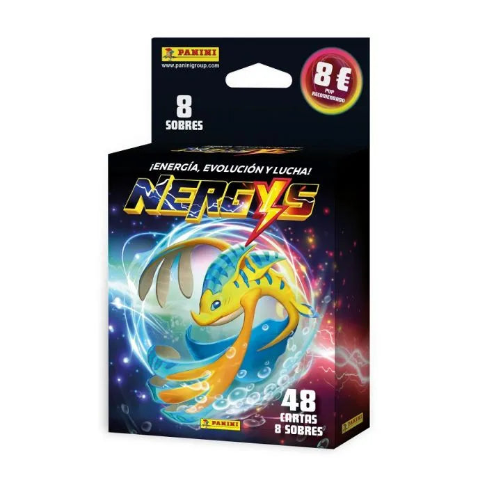 Panini Blíster con 8 sobres Nergys (004792KBE8)