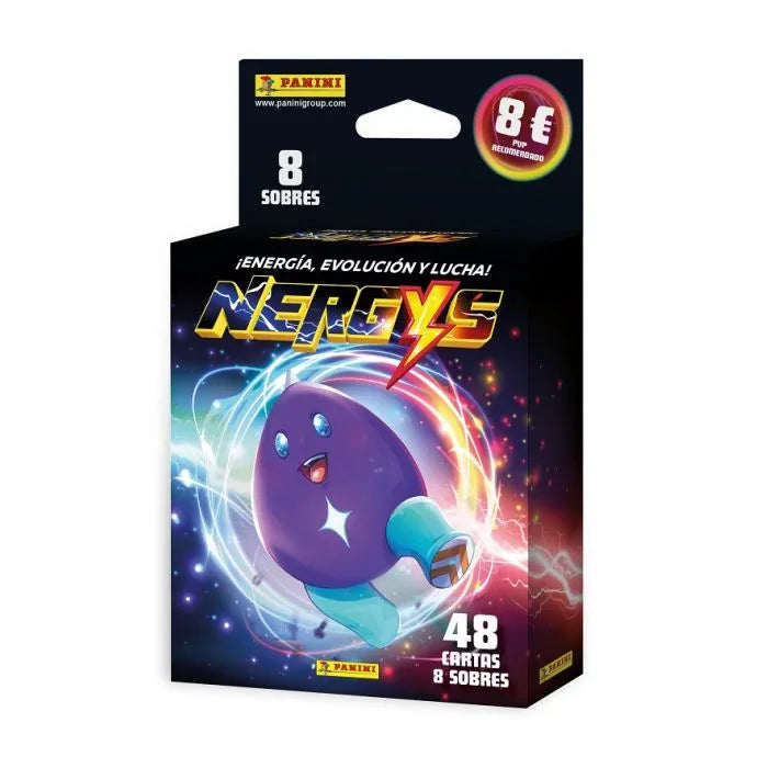 Panini Blíster con 8 sobres Nergys (004792KBE8)
