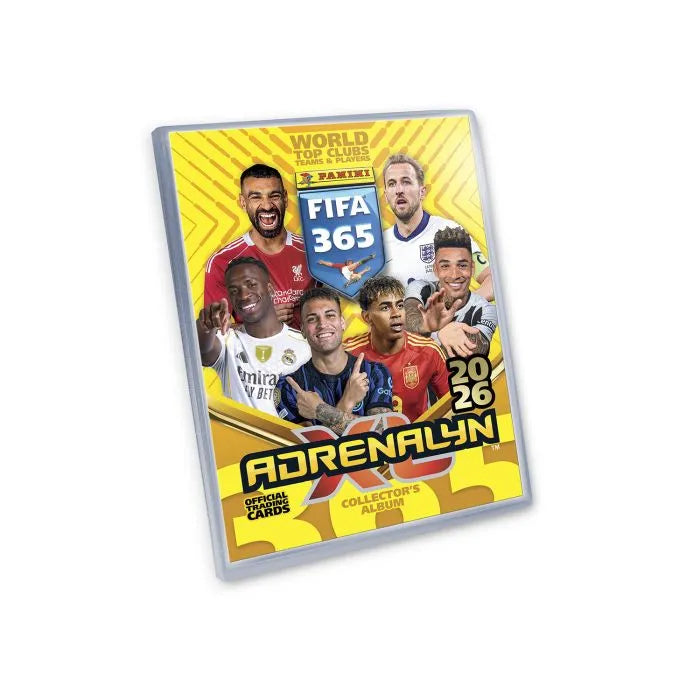 Megapack Panini FIFA 365 Adrenalyn XL 2026 - Archivador + 4 Sobres + 3 Cartas Exclusivas