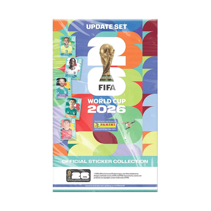 Panini FIFA World Cup 2026 Update Set – 120 Cromos de Actualización