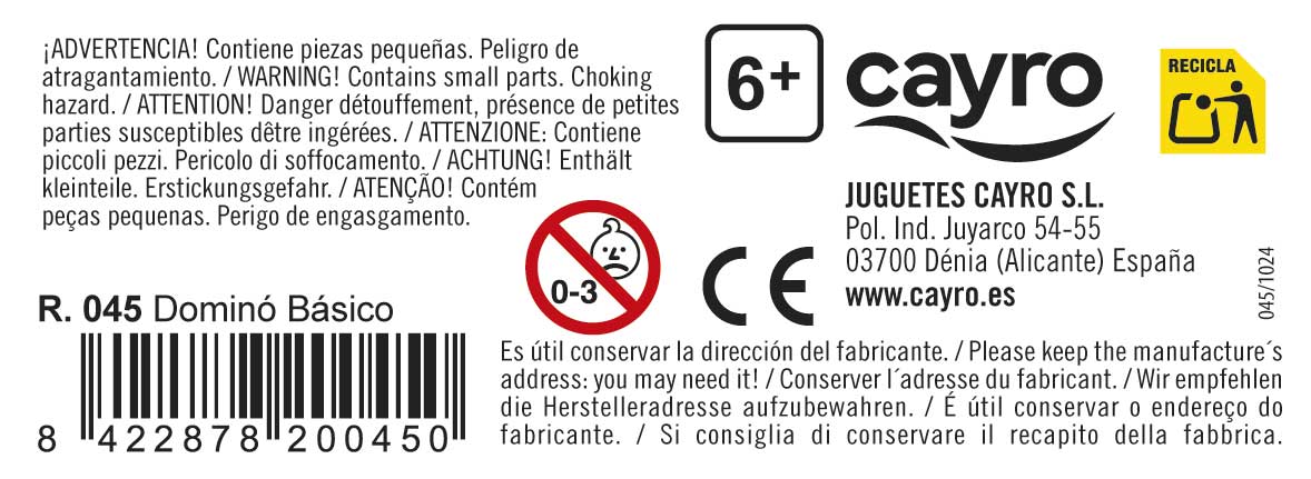 Dominó Básico Cayro, imagen 3