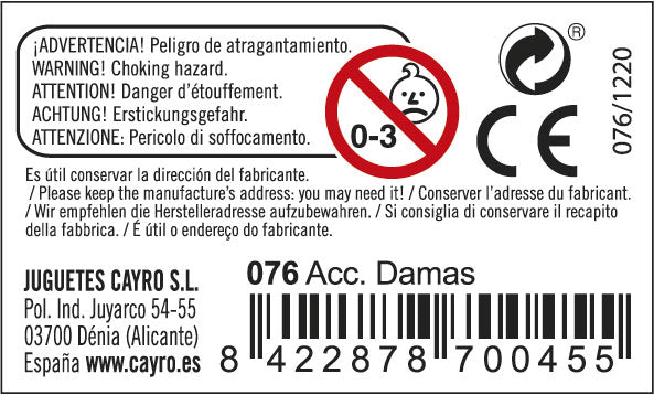 Accesorios Damas en Caja de Plástico Cayro, imagen 2