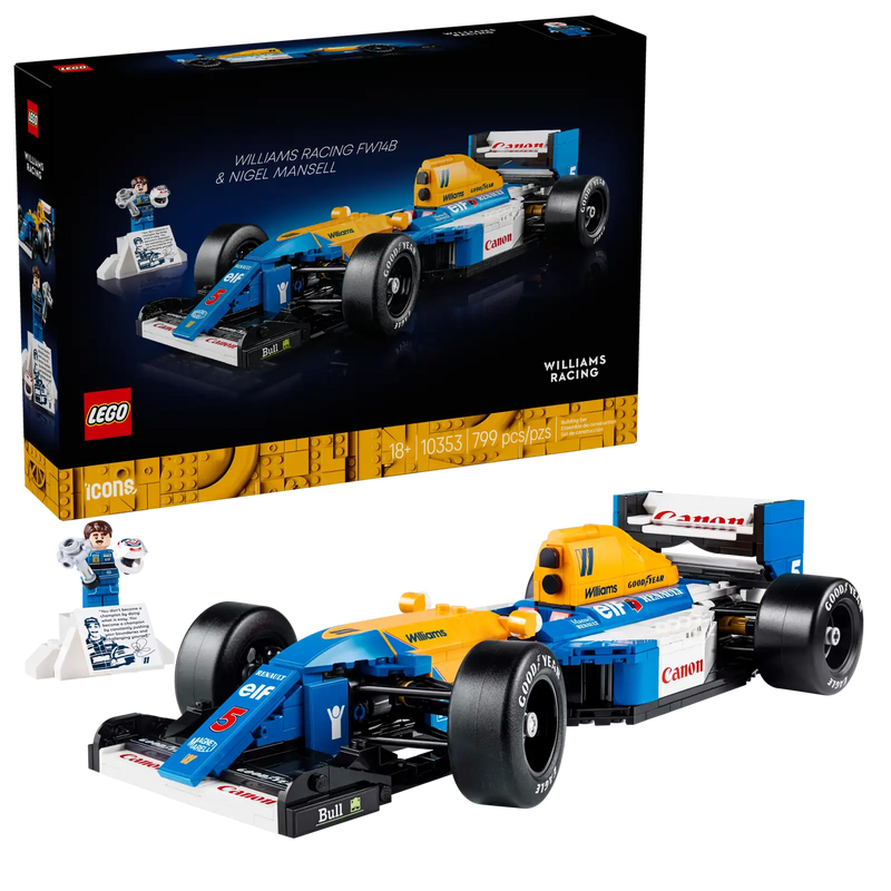 Lego Williams Racing FW14B and Nigel Mansell (10353)