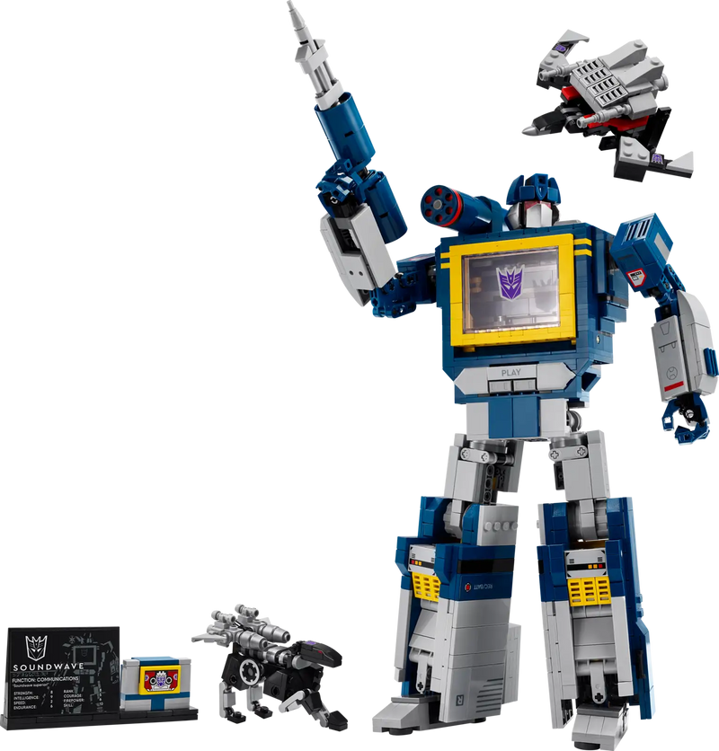LEGO Icons Transformers: Soundwave (10358) - Set de Construcción para Adultos