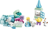 LEGO DUPLO Disney 10462 Frozen: Caja Creativa con Elsa y Olaf - producto montado sobre fondo blanco