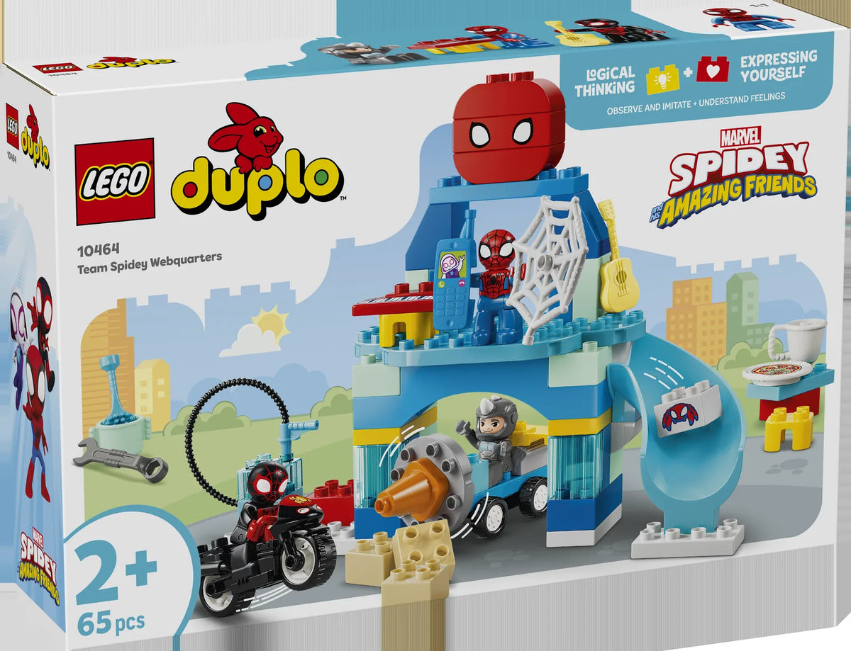 LEGO DUPLO Disney 10464 Aracnocuartel de Spidey y su Superequipo - caja frontal oficial