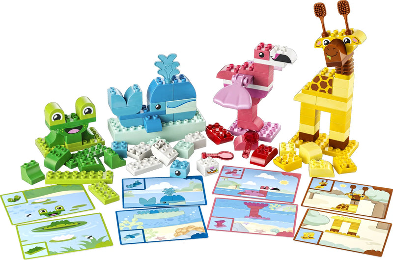 LEGO DUPLO Town 10472 Juego de Construcción: Animales - producto montado sobre fondo blanco
