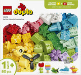 LEGO DUPLO Classic 10479 Caja Creativa a Todo Color - caja reverso con escenas de juego