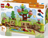 LEGO DUPLO Town 10480 Bosque de los Descubrimientos con Animales Salvajes - caja lateral con detalles del set