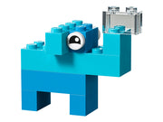 Elefante azul construido con piezas del LEGO Classic 10713 Maletín Creativo