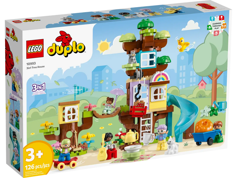 LEGO DUPLO 10993 Casa del Árbol 3en1 - 126 Piezas Preescolar