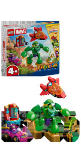 LEGO Disney Junior Marvel 11211 Loki vs. Equipo Iron Man - display: caja + producto montado