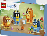 LEGO Bluey 11217 Familia de Bluey para Construir - caja lateral con detalles del set