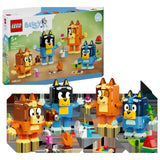 LEGO Bluey 11217 Familia de Bluey para Construir - display: caja + producto montado
