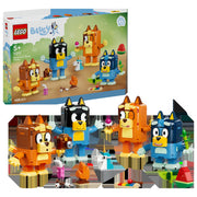 LEGO Bluey 11217 Familia de Bluey para Construir - display: caja + producto montado