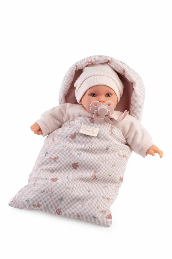 Muñeca Kika lloro saco camping Antonio Juan 11326