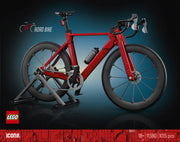 LEGO Icons 11380 Bici de Carretera - caja reverso con escenas de juego