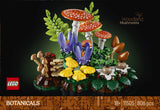 LEGO Botanicals 11505 Setas del Bosque - caja reverso con escenas de juego