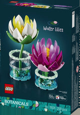 LEGO Botanicals 11511 Nenúfares - caja lateral con detalles del set