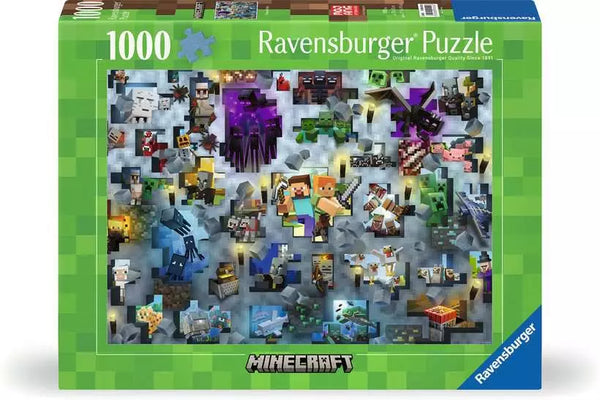 Ravensburger Puzzle 1000 Piezas Minecraft Mobs