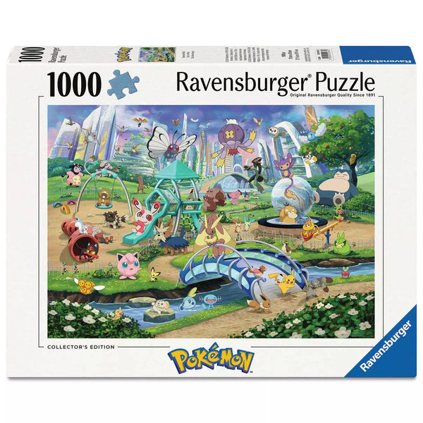 Puzzle Ravensburger Pokémon Breakout 1 Eevee en el Parque 1000 Piezas (12002033)