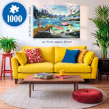Puzzle Ravensburger Pokémon Breakout 3 Vaporeon Mar Templado 1000 Piezas (12002035) — imagen 3
