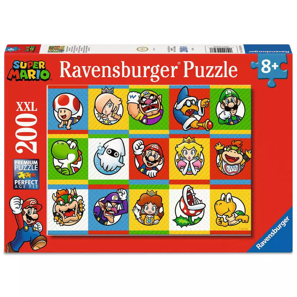 Puzzle Ravensburger Super Mario Personajes 200 Piezas XXL (12004347)