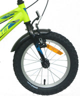 Bicicleta UMIT XS14 14" Verde con Ruedines (1416-4), vista 3