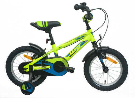 Bicicleta UMIT XS14 14" Verde con Ruedines (1416-4)