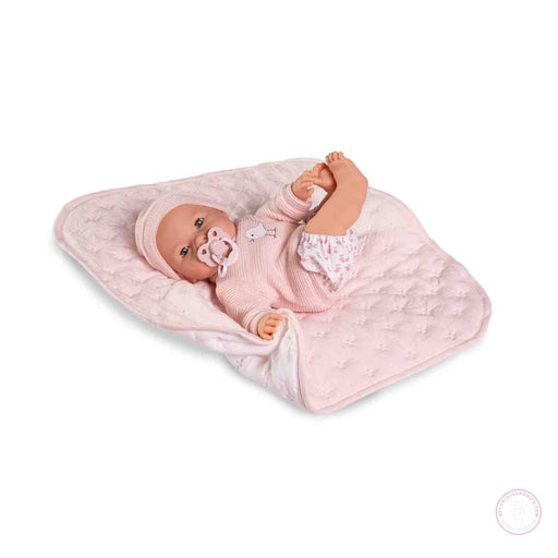 Bimba lloro mantita acolchada — Muñecas Antonio Juan, ref. 14365 (vista 2)