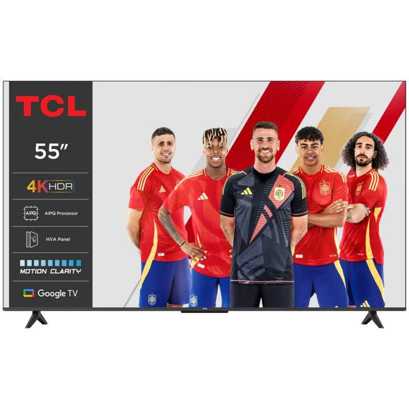 TV TCL 55" 55P6K UHD 4K Google TV HDR10 Dolby Audio