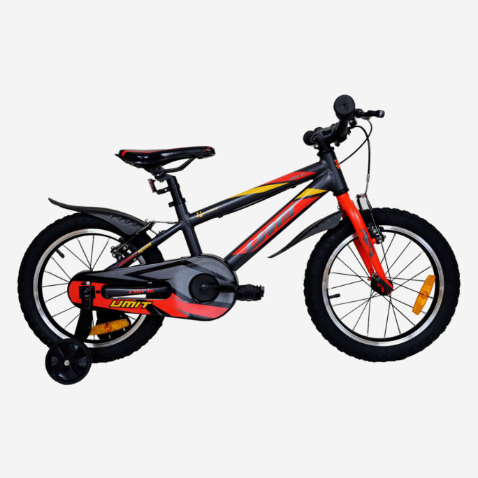 Bicicleta UMIT Aluminio 160 16" Gris-Roja (1621A-81)