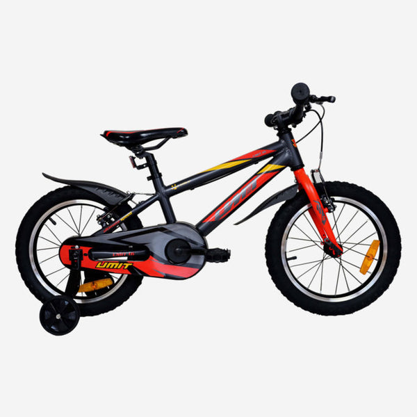 Bicicleta UMIT Aluminio 160 16" Gris-Roja (1621A-81)